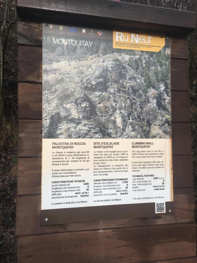 La Casa Del Bosco Apartman Aosta Kültér fotó