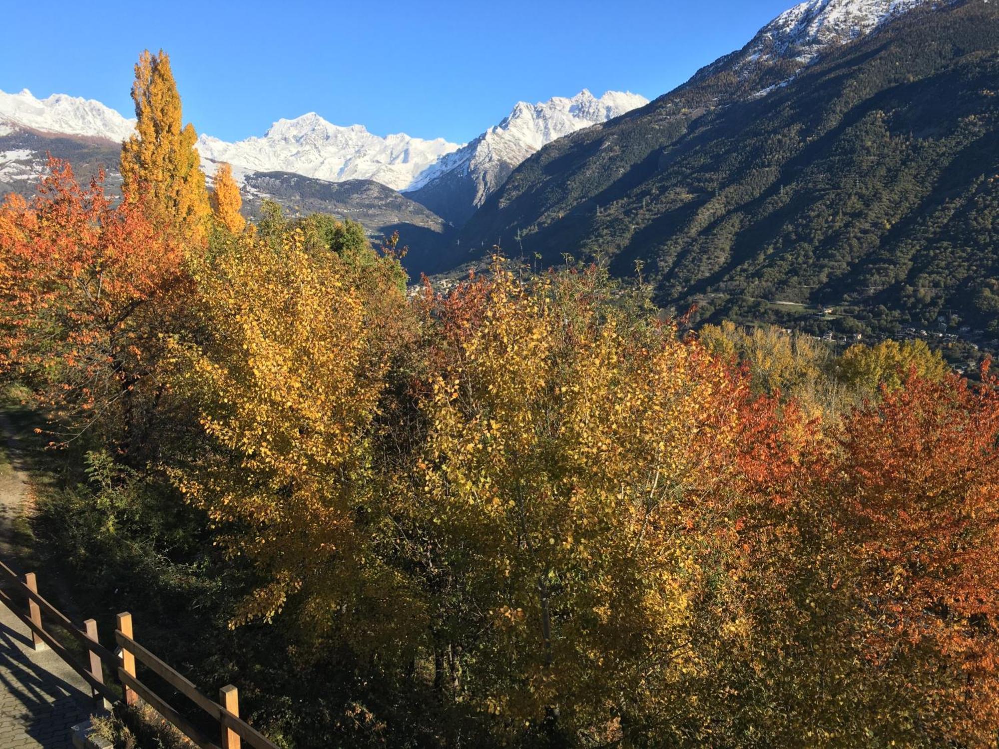 La Casa Del Bosco Apartman Aosta Kültér fotó