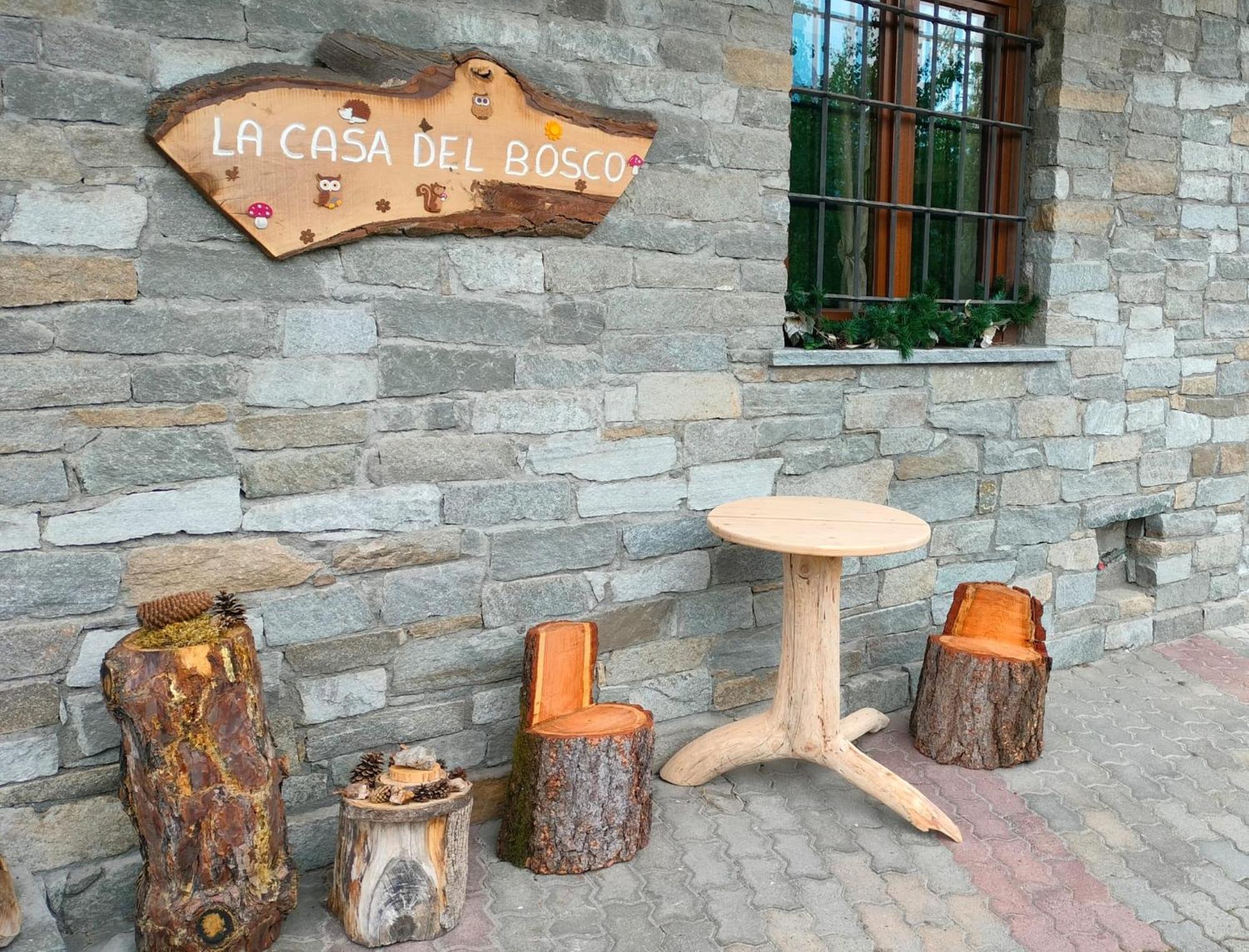 La Casa Del Bosco Apartman Aosta Kültér fotó